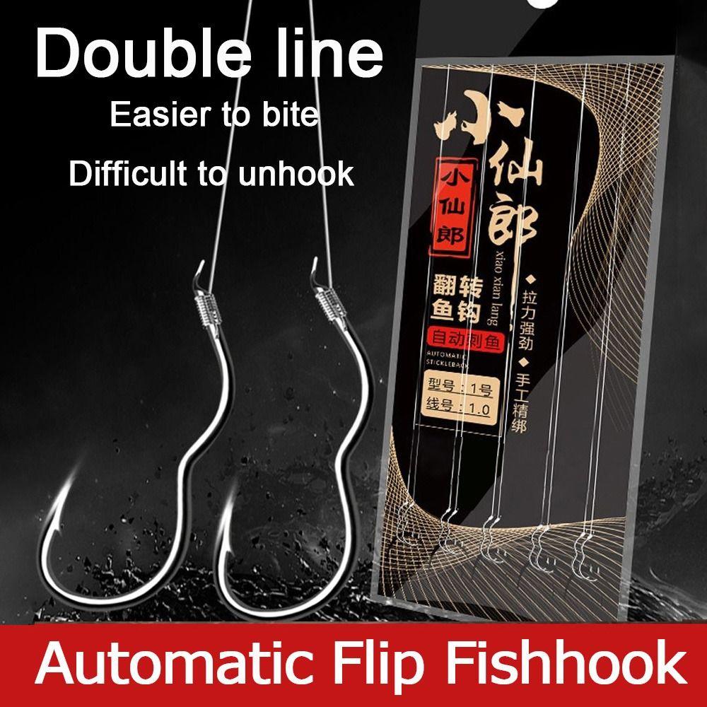 5 пар/упаковка противоскользящие двойные рыболовные крючки острые колючие рыболовные снасти аксессуары для ловли карпа