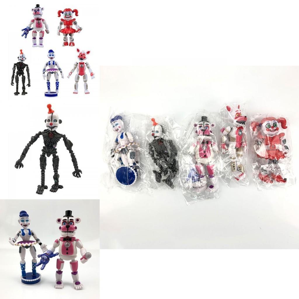 5 шт. Фигурки Fnaf Five Nights At Freddys Светящиеся Фигурки Действия Яркие Цвета и Уникальные Стилі Для Детей Коллекционеров И Подарков
