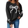 Women  Tops Women's Long Sleeve Sweatshirt Casual Crewneck Loose Fit Pollover Fleece Tops