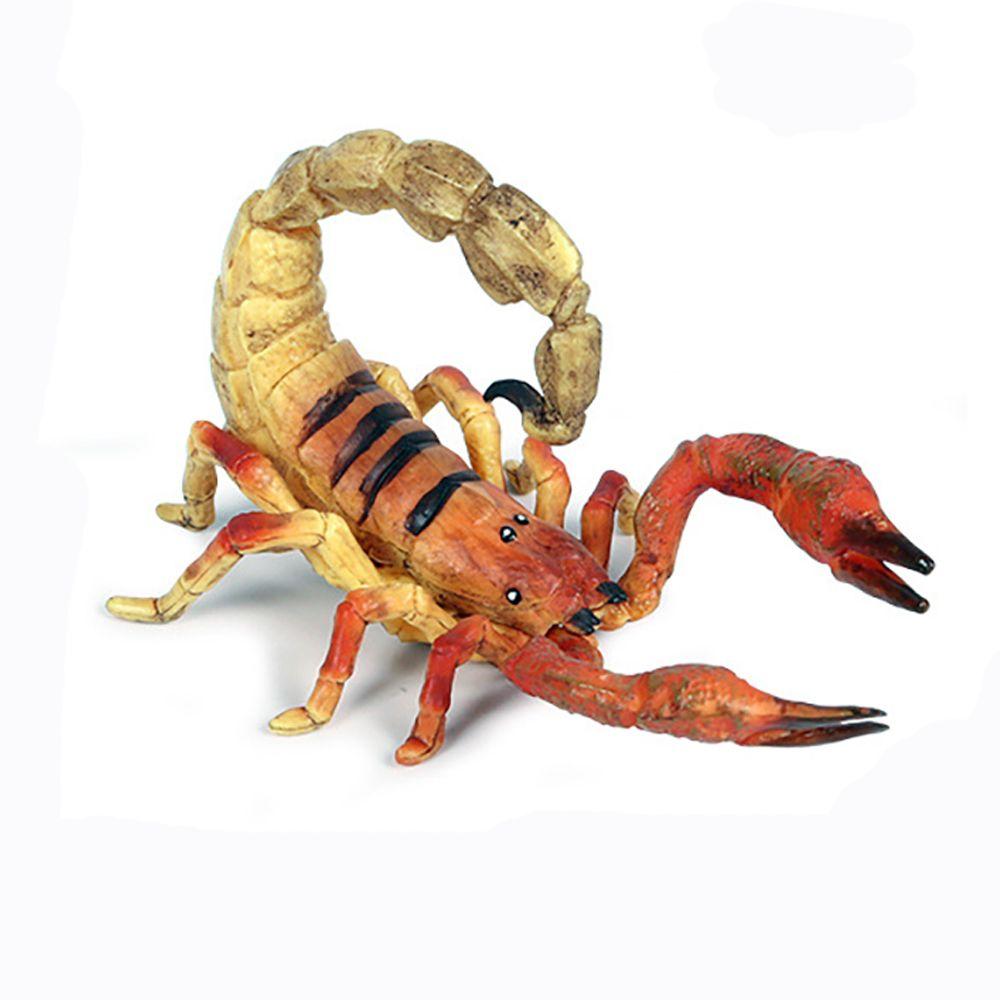 Scorpion Model Insect Figurine Educational Toy Halloween Supplies Prank Props Scenes Making Kids Cognition Gift