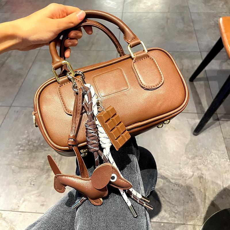 1 шт. Милый плетеный веревочный брелок для сумки, высококачественный аксессуар для подвешивания на рюкзак с таксой AVE