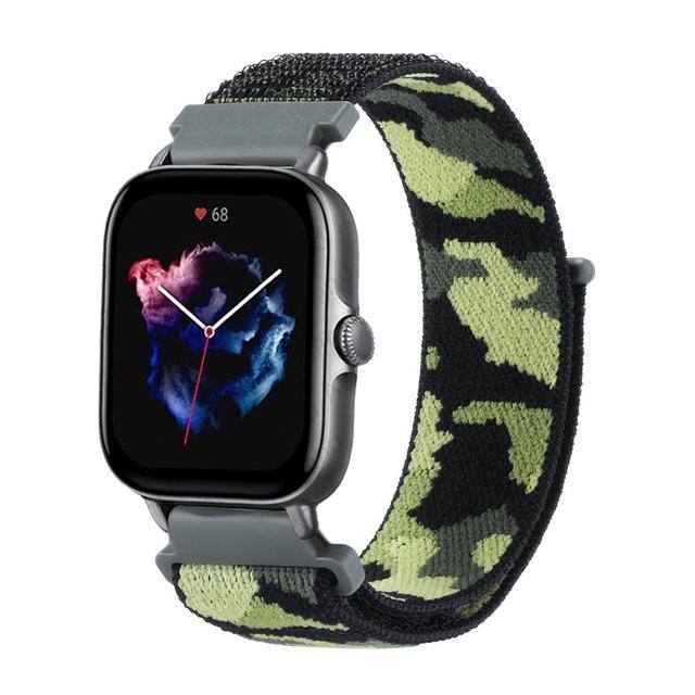 20 мм 22 мм Нейлоновый ремешок для Amazfit GTS 2/2e/3/4/GTS 2 mini/GTR 4/3/3 Pro/2/2e/47 мм Stratos 2 3 Браслет Amazfit Bip/Balance Ремешок