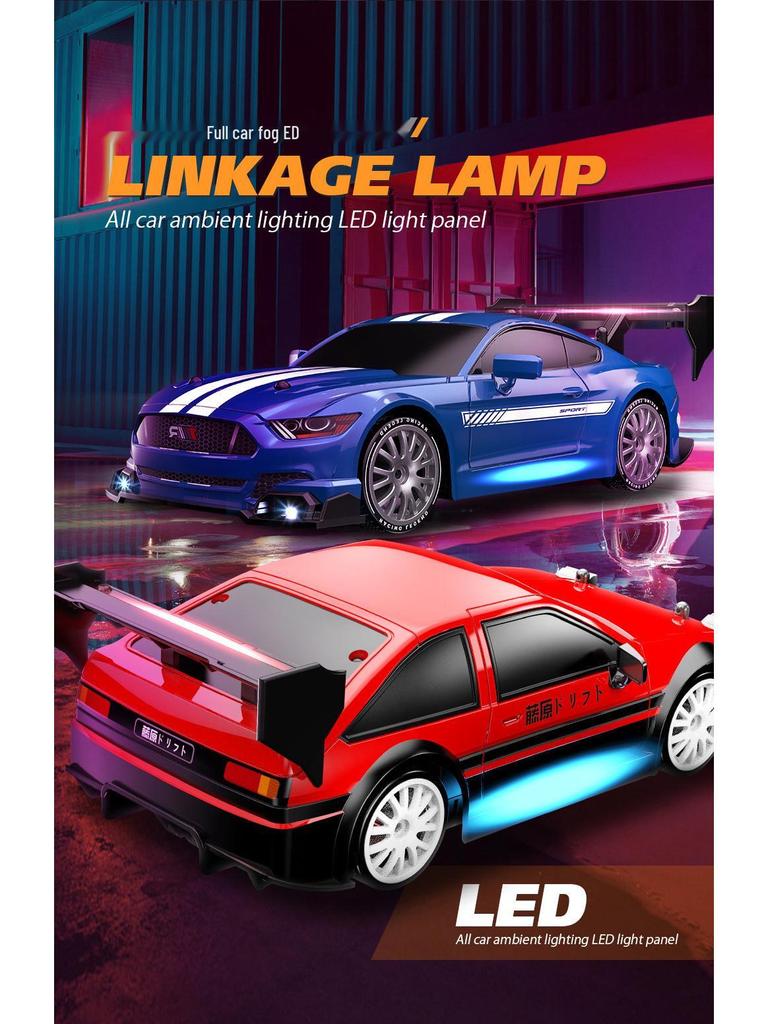 Игрушка Радиоуправляемая Дрифт-Машина 4WD 2.4G: Половина масштаба, трансграничный, детский соревновательный гоночный автомобиль с дистанционным управлением