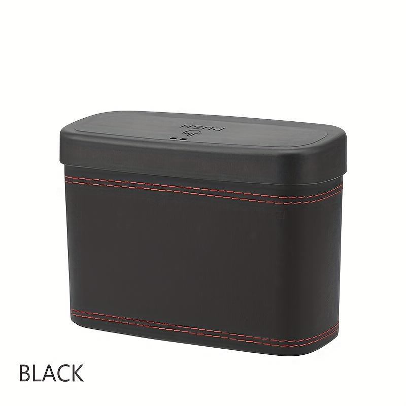 1pc Universal Car Trash Can, Vehicle Trash Bin, Car Seat Back & Door Hanging Storage Box, Multi-Functional Car Accessories, Lidded Car Trash Can, ABS
