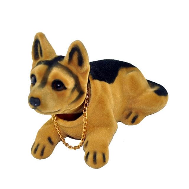 Cute Creative Car Doll Shaking Head Dog Ornaments Car Interior Decorations Auto Interior Dashboard Bobble Auto