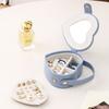 Heart-shaped Jewelry Storage Box Ring Display Valentine Gift Packaging Box Travel
