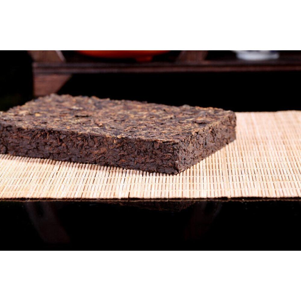 200g Yunnan Pu-erh Tea Brick Menghai Ripe Tea Ripe Pu Aged Old Tea Black Tea