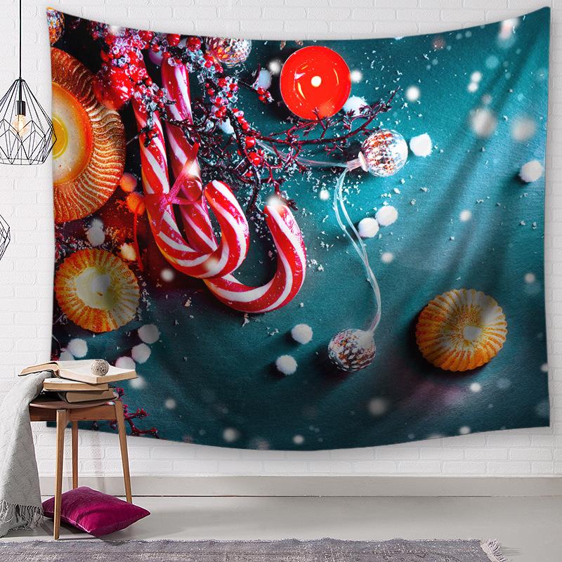 Рождественский гобелен в европейской и американской рождественской серии, гобелен для гостиной, спальни, скатерть