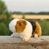 18cm Guinea Pig Fluffy Plush Doll 3D Eyes Rat Hair Realistic Ornament Doll Plushies Lovely Simulation