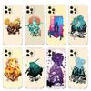 Прозрачный чехол для Apple iPhone 14 13 11 12 Pro 7 8 Plus XR X XS Max 6 6S 14Pro, силиконовый чехол для телефона Demon Slayer Anime