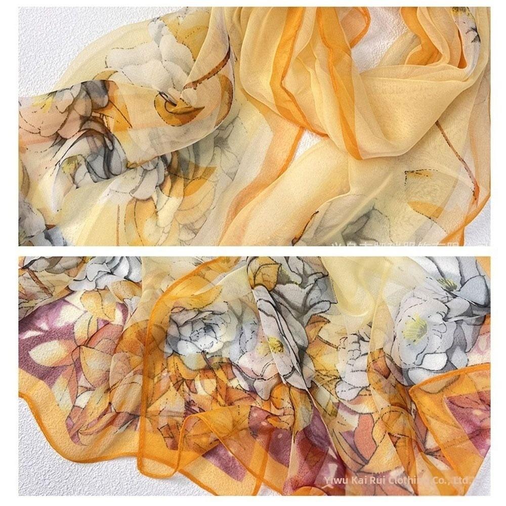 Sun-Resistant Beach Shawl Breathable Bandana Portable Sunscreen Hijab for Women