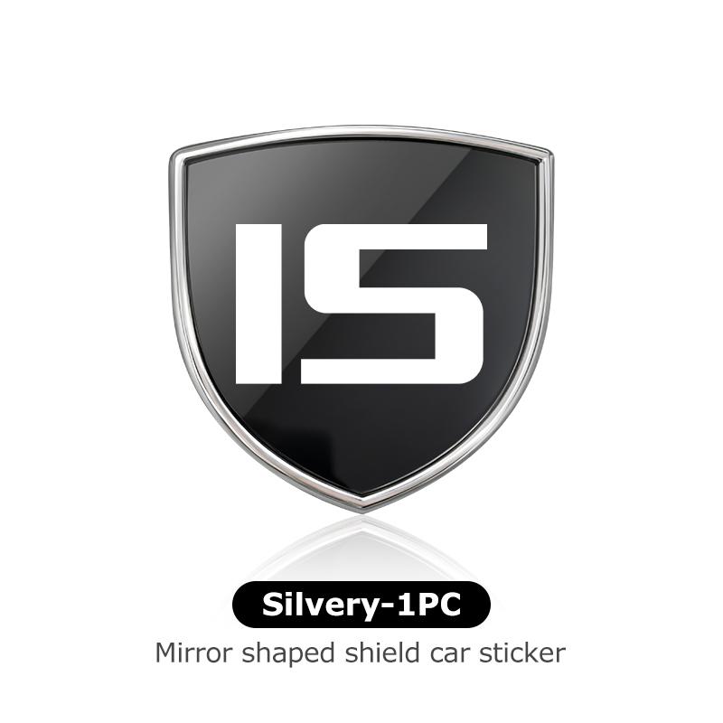YOM1 3D Metal Car Styling Shield Stickers Trunk Exterior Accessories For Lexus RX350 IS250 IS200 GS300 LX570 RC350 UX250h ES350