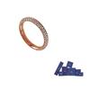 Swarovski Dextera Gold Metal Rose Gold Plated Rings Women's Rose Gold 5411651