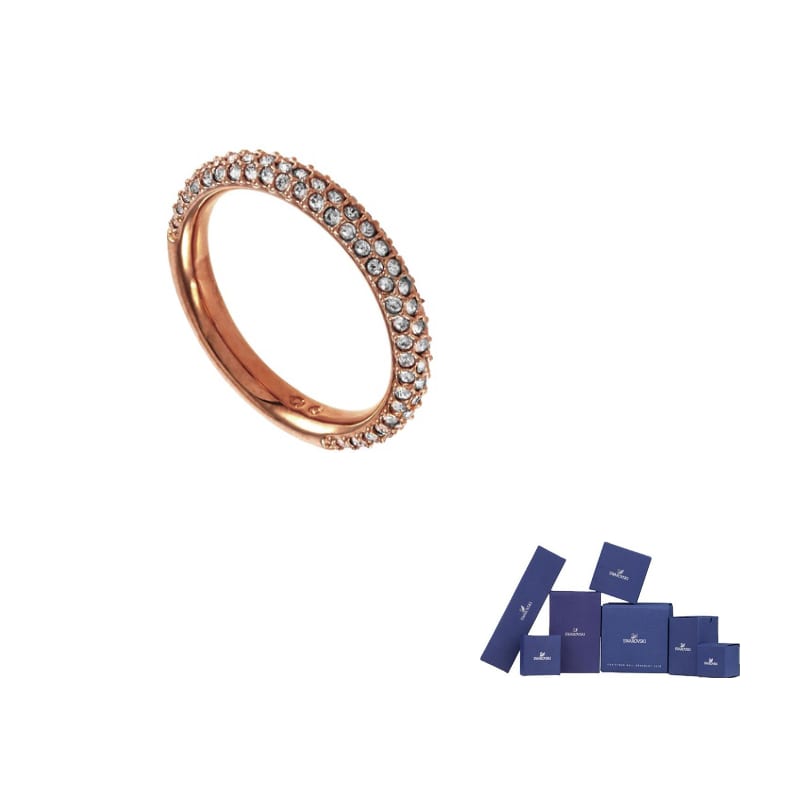 Swarovski Dextera Gold Metal Rose Gold Plated Rings Women's Rose Gold 5411651