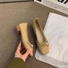 Туфли на низком ходу для женской весенне-летней коллекции, новая плоская подошва, универсальная обувь, простые, удобные, повседневные, на каждый день, одинарные туфли