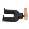 Guitar Wall Mount  Automatic Lock Holder Wooden Base Instrument Neck Hanger for Guitar Bass U