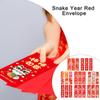 Pack Of 30 Chinese New Year Redness Envelopes for 2025 Snake Year Chinese Zodiacs Spring Festival Money Pockets