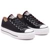 Converse Womens All Star Lift Clean Ox 'Black' (women's sizes) Black / White Canvas Shoes 561681C