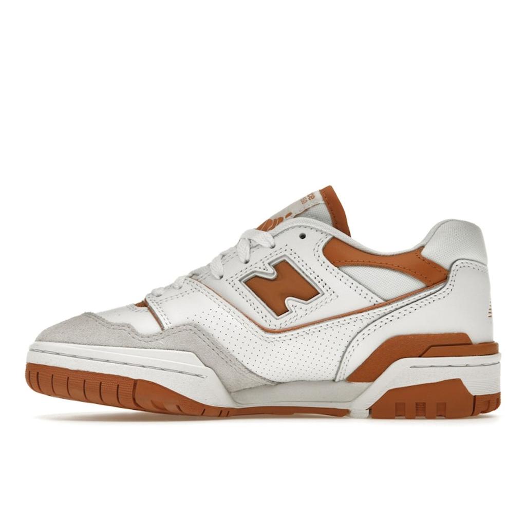 New Balance 550 Burnt Orange Unisex Sneakers White Munsell-White Sepia BB550LSC