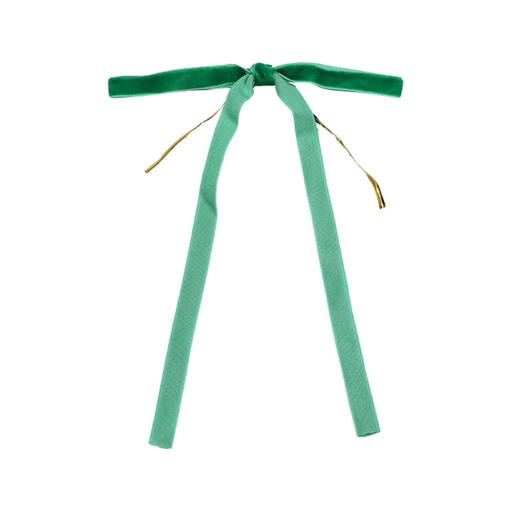 Christmas Bows Christmas Tree Ornaments for Wreaths Velvet Ribbon Bows for Indoor Outdoor Party Decorations