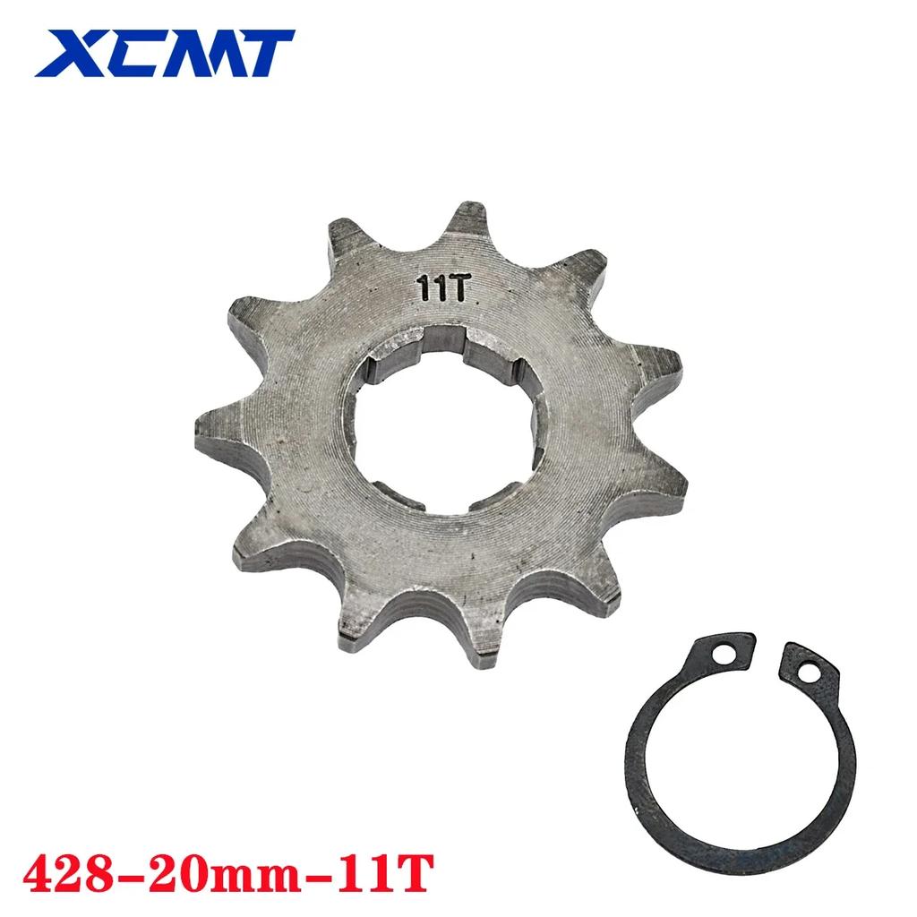 428# 20mm 10T-19T Front Engine Sprocket For BSE SSR SDG KAYO Dirt Pit Bike ATV Quad Go Kart Moped Buggy Scooter Motorcycle