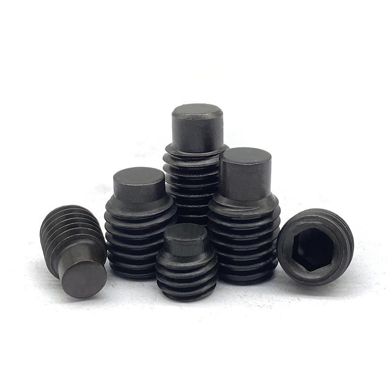 High-Strength 12.9 Grade Grub Screws M3-M16, Cup Point, Hex Socket Machine Screws