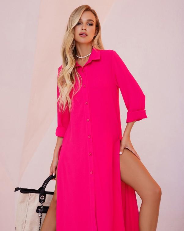 Платье-рубашка с высокими разрезами ISSA Plus