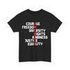 Protest America Courage Freedom Rights Women Men T-Shirt