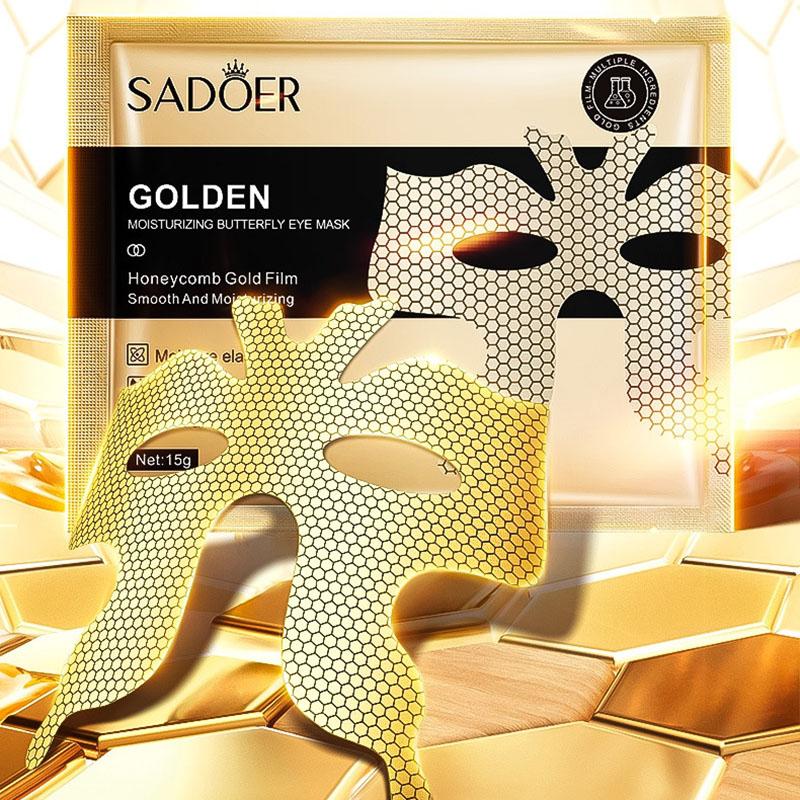 5-pack Gold Butterfly Eye Mask, Anti-wrinkle, Dark Circles, Lightening Fine Lines, Moisturizing Eye Mask