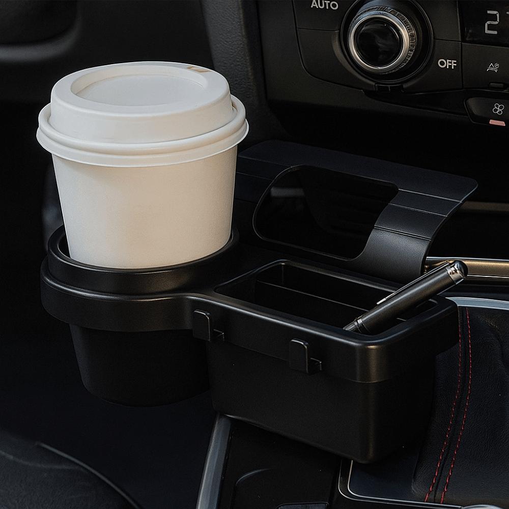 Space-Saving Car Organizer Box Waterproof Drink Bottle Holder Phone Storage
