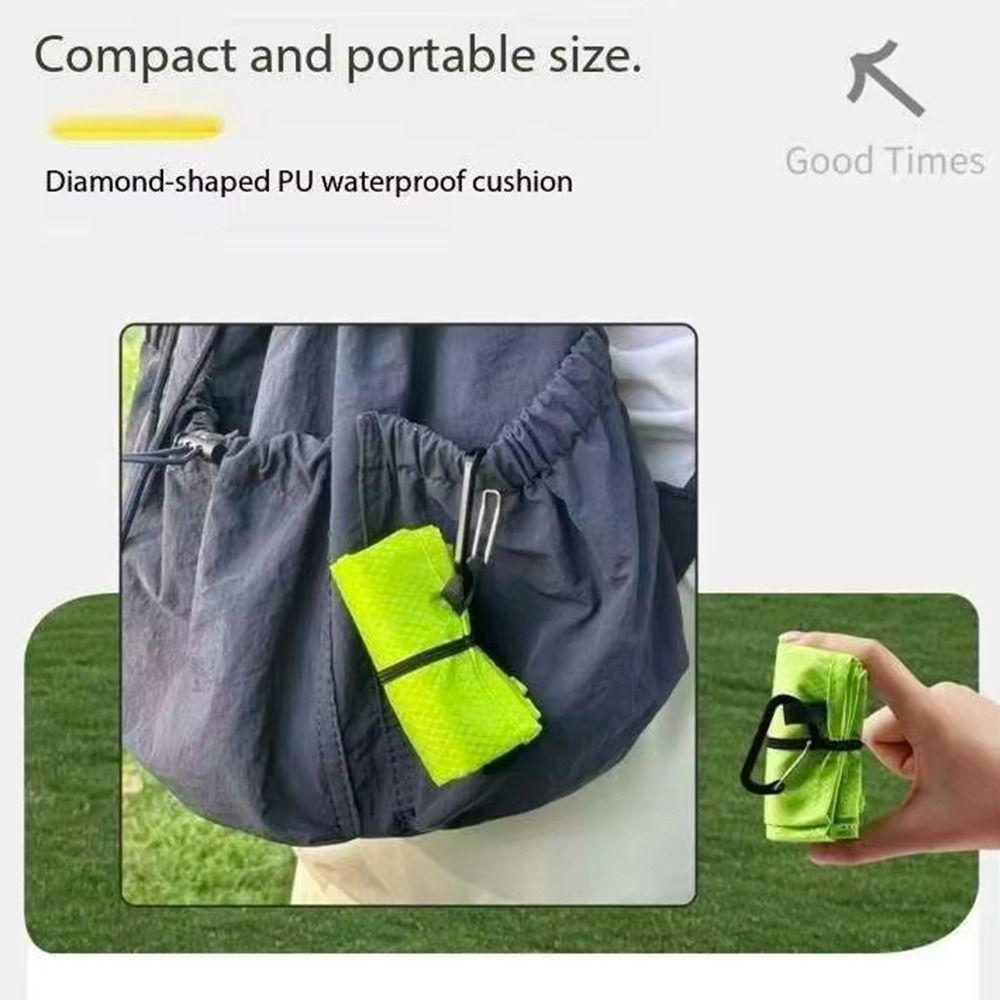 Foldable Portable Camping Mat Waterproof Outdoor Moisture-proof Pad Fruit Wash Basket Travel
