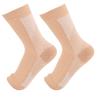 1 Pair Compression Socks Breathable Super Soft Sweat Absorption Fitness Cycling Running Toeless Socks