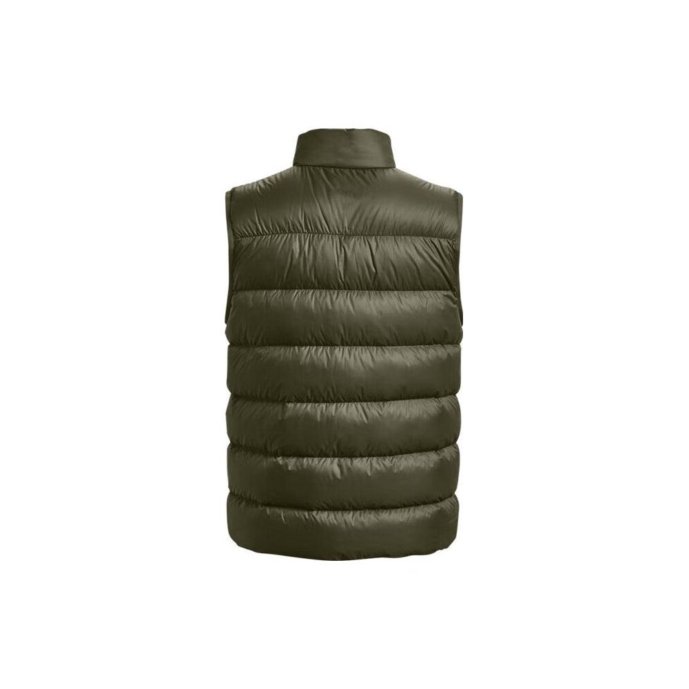 Under Armour Solid Color Stand Collar Sport Down Vest Men Vests Green 1372650-390