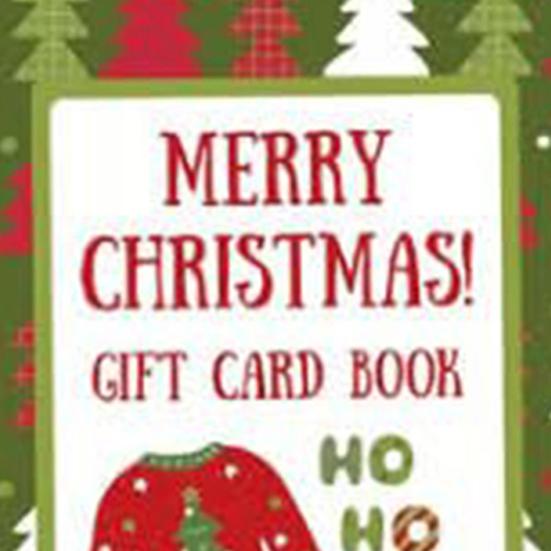 Счастливого Рождества Подарочный Сертификат Книга 10 Страниц Сделай Сам Спиральный Переплет