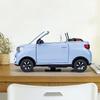 Масштаб 1/24 WuLing MINI EV, имитация украшения автомобиля, литой грузовик из сплава, статическое электричество может открыть дверь, игрушечный автомобиль, подарок для взрослых для любителей коллекции