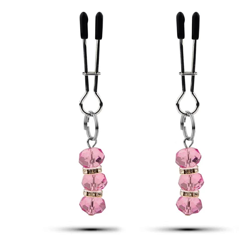 Nipple Clamps Adult Sex Toys with Gourd Weights Non Piercing Breast Clip Body Jewelry PassionSex Pruducts for Women and Couples