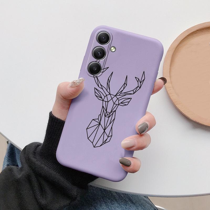 Мягкий силиконовый чехол Cat Butterfly для Xiaomi Redmi Note 13 Pro 13C Poco C65 Samsung A35 A55 M35 Huawei Honor iPhone Camera Защитный противоударный чехол