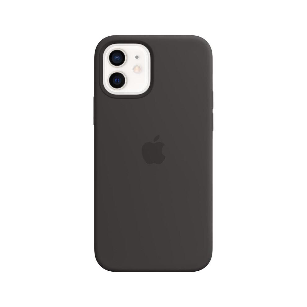 Silicone Case with MagSafe for iPhone 12 & 12 Pro - Black