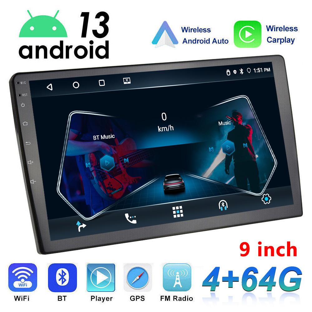 2 din 9 10 дюймов 4 ГБ+64 ГБ Android 11 Carplay автомобильный радиоприемник мультимедийный плеер навигация GPS стерео для VW Ford Nissan Kia Honda Toyota