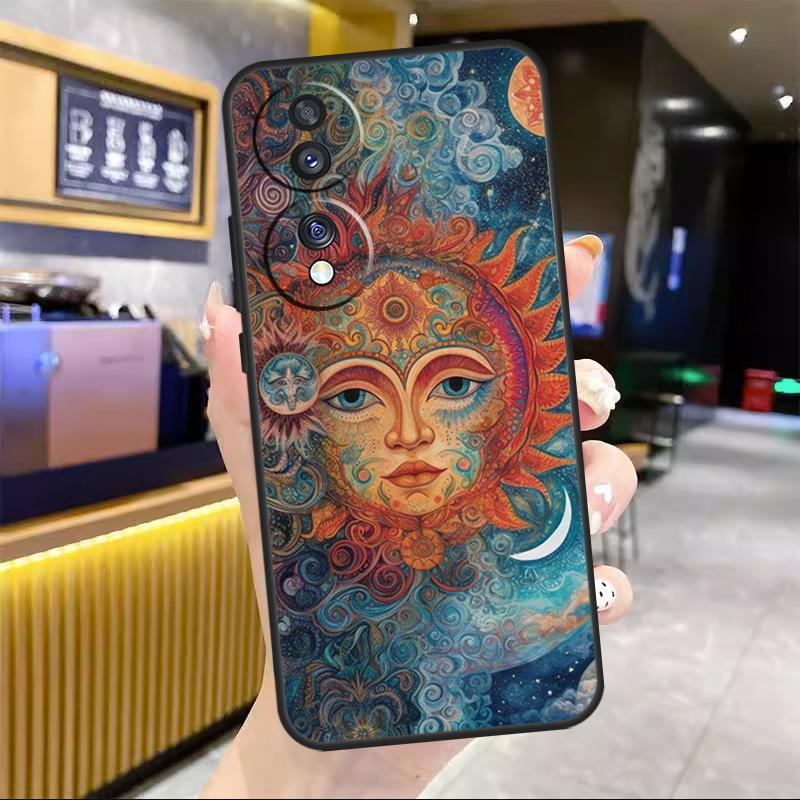 Эстетика Солнце Луна Для Honor Magic 6 7 8 Pro Чехол Для Honor 90 70 50 Lite 400 200 X8c X8b X9a X9b X9c X9d Win RT