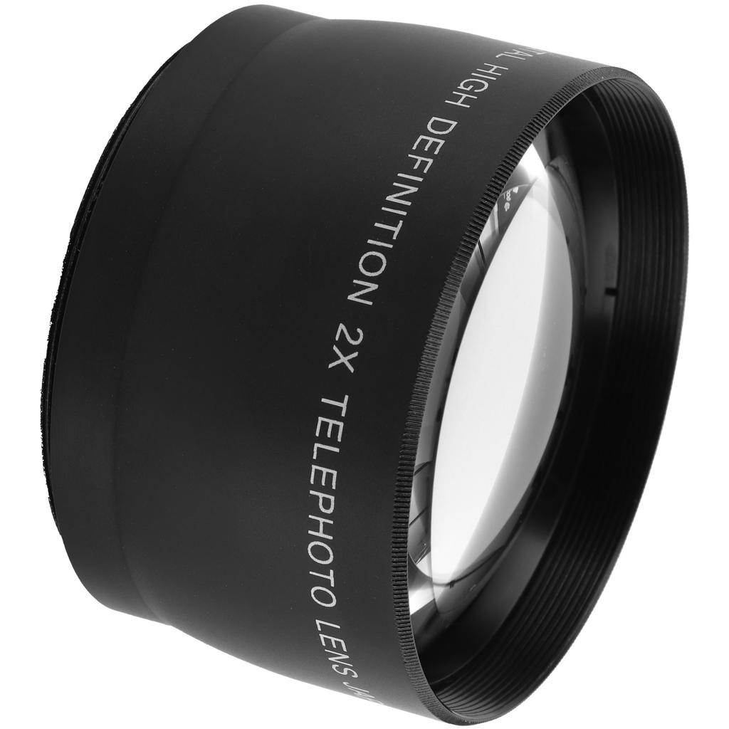 2-кратный телеобъектив с оптическим стеклом для объектива камеры с диаметром фильтра 55 мм 2,2 дюйма