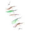 Luminous Sabiki Soft Fishing Lure Hook Octopus Shaped Feather Fishing String Hook