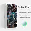 Американский sally face ретро мода Чехол для телефона Для iPhone 17 16 15 14 13 12 Plus Pro Max Высококачественный Люксовый Magsafe Овчина