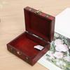 Wood Treasure Chest Antique Style Jewelry Box Vintage Storage Box  Daily Necessities