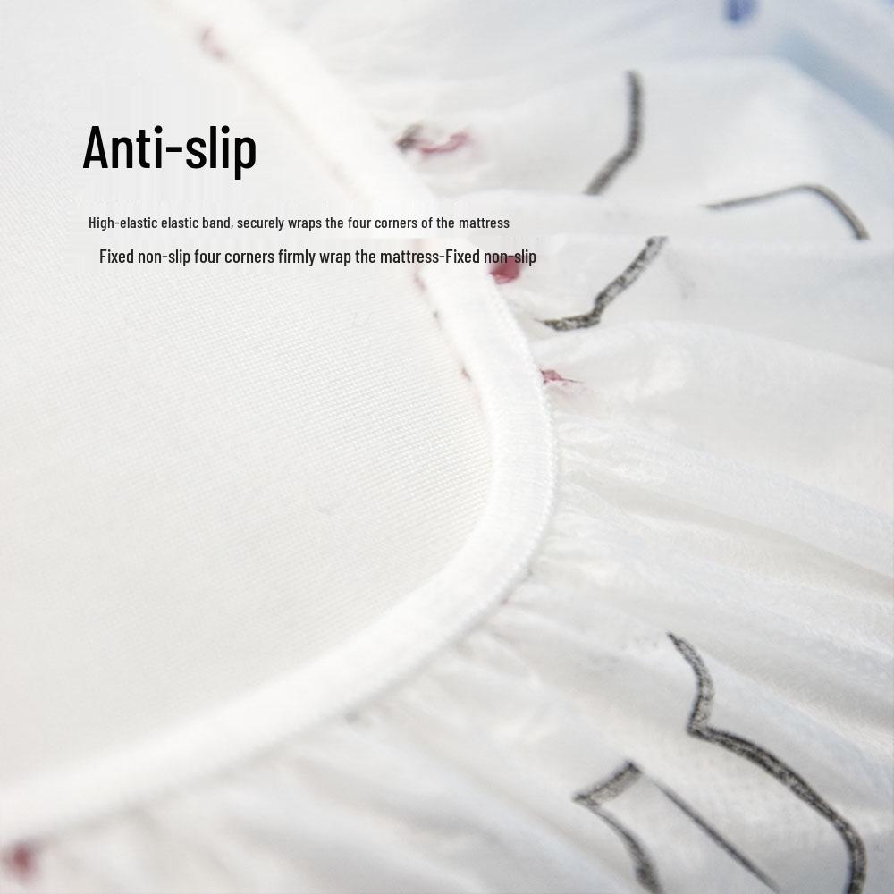 Disposable Thickened Fitted Bed Sheets - Double Mattress Protector for Beauty Salon