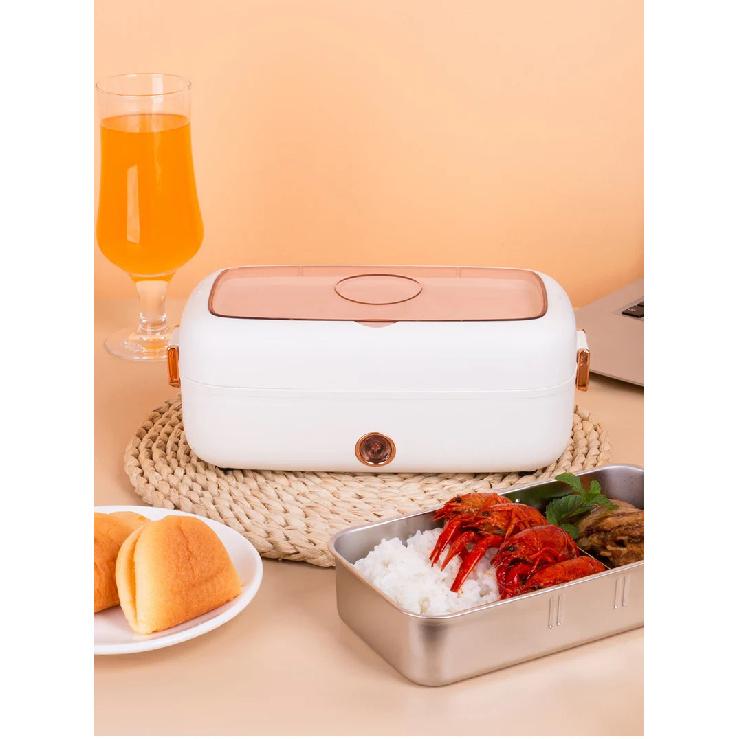USB Portable Electric Lunch Box 5V 12V 24V Car Truck Camping Work School 220V Food Heated Warmer Container Stainless Steel Set