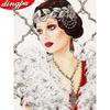 Diamond Painting Portrait 5d Diamond Embroidery Girl Sale Rhinestones Picture