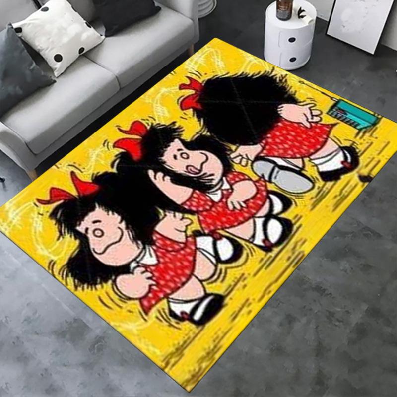 Mafalda Carpet Rug for Living Room Bedroom Home Sofa Decoration,Kids play Non-slip Floor Mat