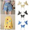 3Pcs/Set Mesh Embroidered Butterfly Patches DIY Clothes Patches  Hats Skirt Legging Hair Clips Decor