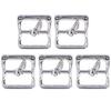 5Pcs Belt Buckle Simple Stylish Easy Installation Metal Buckle Replacement for Making Bags Wallet